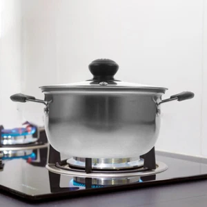 Pots with Lid Large Saucepan Stainless Steel Milk Am Looking for Cooking Boiler - Picture 1 of 12