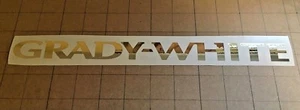 -2 Grady White BOAT CHROME Decals - Sticker PAIR L@@K Ski Wakeboard Tube Fishing - Bild 1 von 1