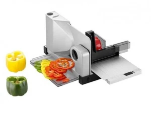 Cortadora de alimentos eléctrica Ritter Elexa7, plegable, totalmente metálica, enchufe UE 230V - Imagen 1 de 5