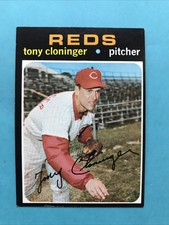 1971 Topps Baseball 218 Tony Cloninger EX-EX+ Cincinnati Reds￼