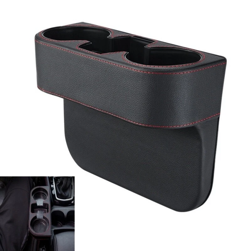Car Cup Holder Gap Filler Organizer Auto Front Console Gap Filler w/ Cup Holder - Image 1 of 4