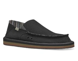 Sanuk Men's Vagabond St Hemp Black - Picture 1 of 8