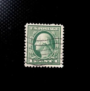 Estampilla de un centavo de George Washington verde de Estados Unidos - Imagen 1 de 3