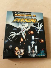 Mega phoenix, pc game, mint, cardboard box, 3 1/2 diskette, spanish.
