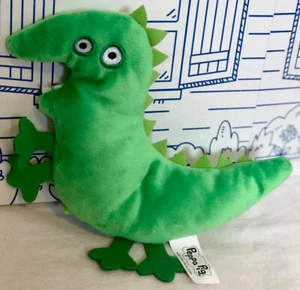 Peppa Pig 8"" Jazwears Plüschtier George's Mr. Dinosaurier Spielzeug flaches Kuscheltier Peppa's - Bild 1 von 12
