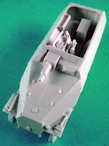"Milicast BG017 1/76 Resina Segunda Guerra Mundial Alemán SdKfz 251/9 75 mm L/24" - Imagen 1 de 2