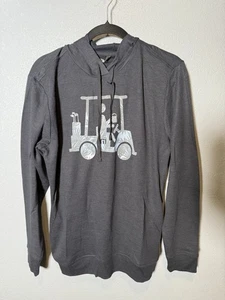 NWT Travis Mathew Social Jet Lag Golf Hoodie SIZE S Black Pullover Pockets NEW - Picture 1 of 9