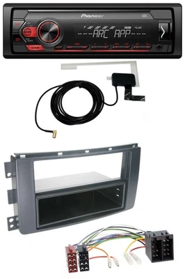 Pioneer 1DIN USB DAB MP3 AUX Autoradio für Smart ForFour 454 ForTwo 451 ISO - Bild 1 von 4