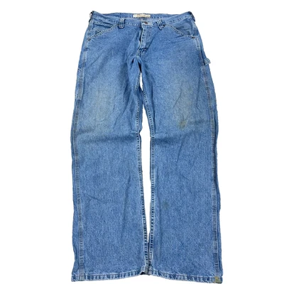 Vintage Lee Carpenter Jeans Men 36x34 Dungaree Baggy Y2K Skate Grunge Thrashed - Image 1 of 4