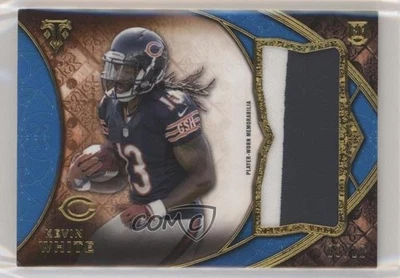 2015 Topps Triple Threads Sapphire /10 Kevin White Rookie Jumbo Patch RC - Image 1 of 3