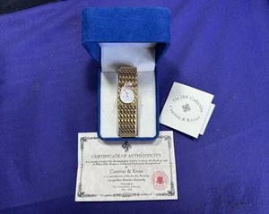 VTG Camrose & Kross JBK D054278: Women’s Quartz Gold Tone Watch - in Box w/ Coa - Picture 1 of 15