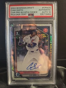 2024 Bowman Draft - Chrome Prospect Autographs Cam Smith #CPA-CS Choice... - Picture 1 of 2