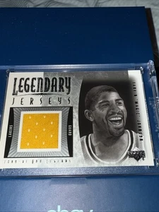 2000-01 Upper Deck Legendary Jerseys Gold Jersey Patch Earvin “Magic” Johnson - Picture 1 of 3
