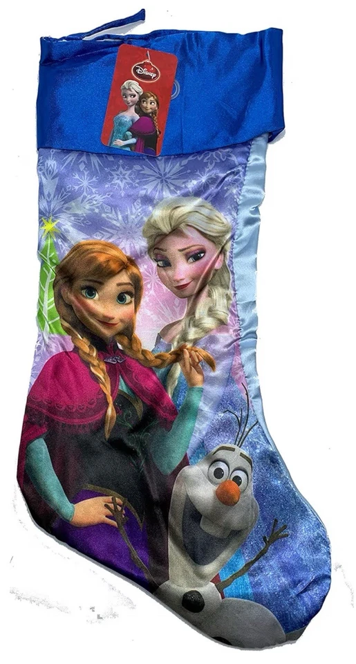 Medias de Navidad Disney Frozen 20” ¡Satinadas Completamente Impresas! ¡Primera película de 2013! Foto 1 de 1