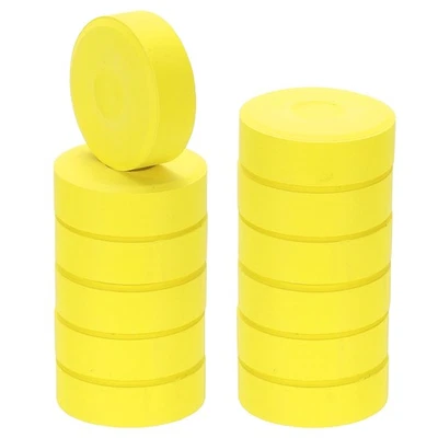 12 Pcs Washable Tempera, 2.3"x0.7" Large Tempera Paint Cakes, Bright Yellow Foto 1 de 4