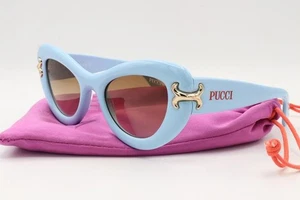 Gafas de sol Pucci EP 212 azul polvo 84F auténticas 50 mm - Imagen 1 de 6