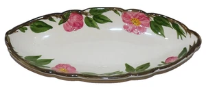 VINTAGE FRANCISCAN DESERT ROSE 11" PICKLE RELISH DISH 1953-58 UNUSED Gladding - Picture 1 of 2