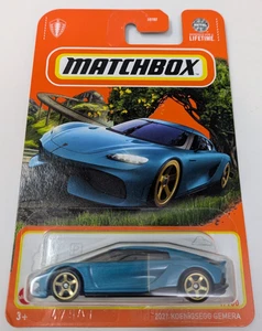Matchbox 2021 Koenigsegg Gemera 1/100 teal HVL23 - Bild 1 von 2
