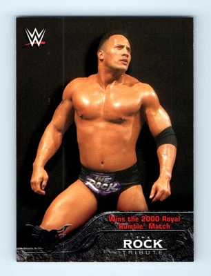 Tarjeta de lucha libre The Rock WWE 2016 The Rock Tribute Topps 12/40 Foto 1 de 2