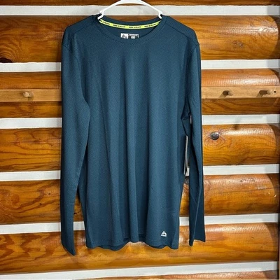 Camisa de manga larga RBX verde azulado mediana para hombre Foto 1 de 4