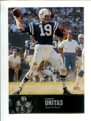 1997 Upper Deck NFL Legends #9 Johnny Unitas 🏈 HOF - Image 1 of 3
