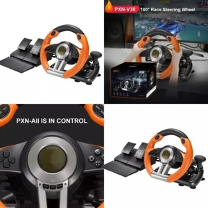Volante simulatore di corse per Xbox One, Serie S/X, PS3, PS4, Switch, PC - Foto 1 di 6