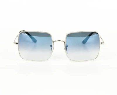 Gafas de sol Ray Ban RB1971 cuadradas 9149/3F auténticas azules vidrio degradado Italia Foto 1 de 4