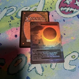 Marsh Flats Full Art Foil Fetch Land Play Test Mtg Card - Picture 1 of 2