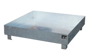 Stahl Auffangwanne 1200x1200x285mm 230 Liter Feuerverzinkt - Bild 1 von 2