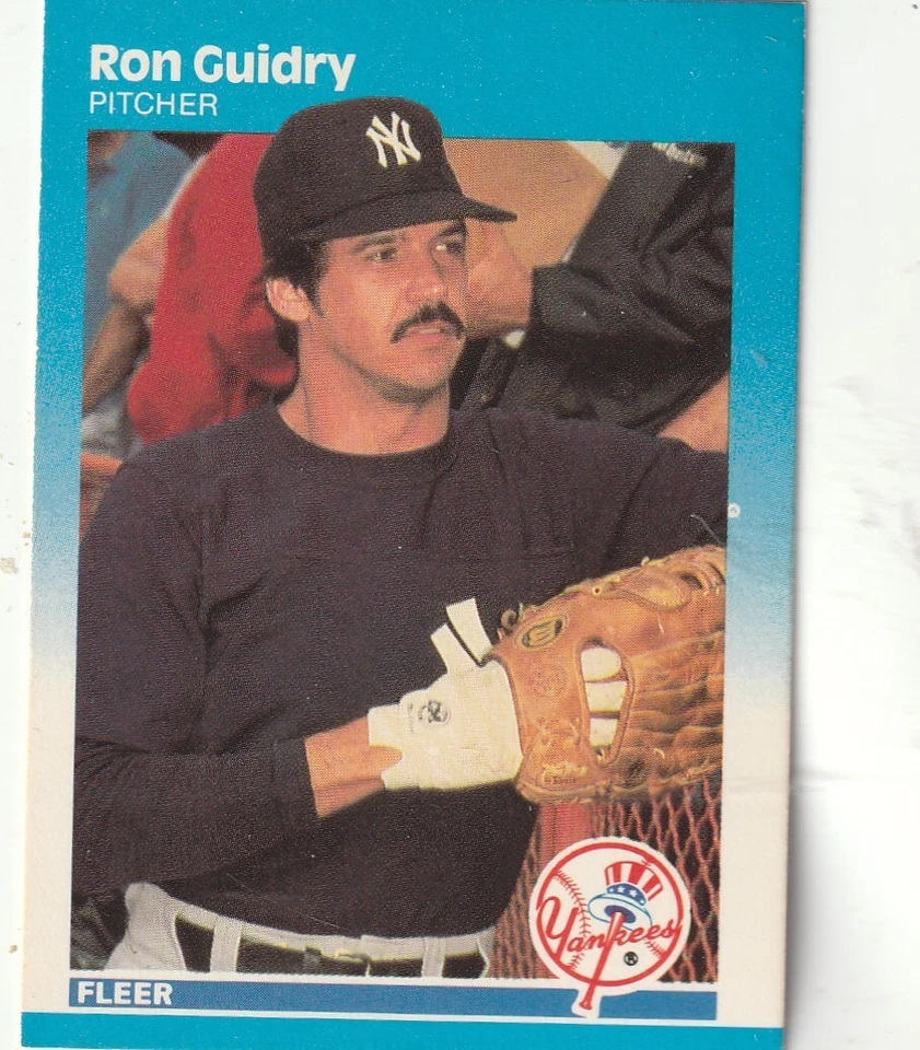 FREE SHIPPING-MINT-1987 fleer #100 Ron Guidry YANKKEES - Image 1 of 1