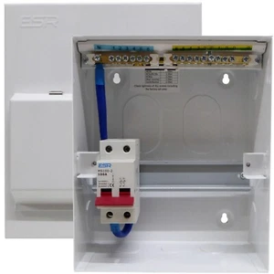 Metal Amendment 3 Consumer Unit & 100 Amp Mains Isolator Switch - 4 / 6 / 8 way - Picture 1 of 25