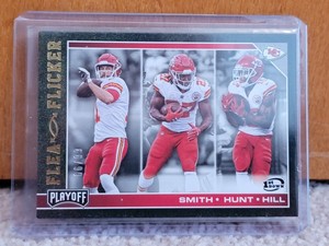 2017 Playoff Football Flea Flicker #/99 Tyreek Hill Alex Smith Kareem Hunt