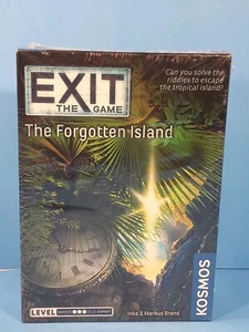 2020 Exit the Game: The Forgotten Island Kosmos Escape Room Board Game Sealed - Picture 1 of 6