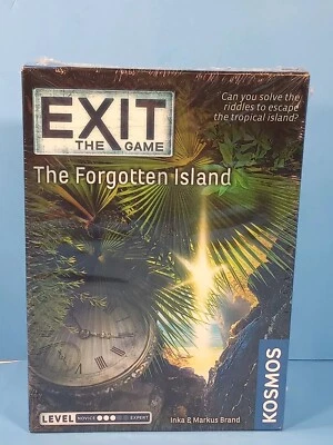 2020 Exit the Game: The Forgotten Island Kosmos Escape Room Board Game Sealed - Image 1 of 4