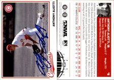 Anthony Aliotti Signed 2009 Grandstand Vancouver Canadians #NNO Card Auto