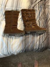 Hot Tomato Brown Winter Boots Size 9 1/2 Preowned