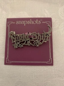 New W Card Pewter Snapshots Nurse Hat Pin Shift Pin Brooch Nurse Gift Make Offer - Picture 1 of 10