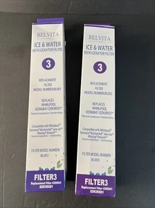 2 Belvita refrigerator water filter #3, BL003 New In Box - Picture 1 of 3