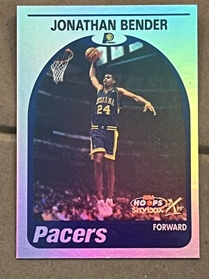 1999-00 SKYBOX HOOPS DECADE - HOOPLA PLUS - JONATHAN BENDER PACERS ROOKIE #11 - Image 1 of 2