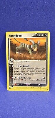 **GRADABLE** Pokemon EX Dragon Houndoom - 34/97 Non-Holo - Uncommon Pokemon Card