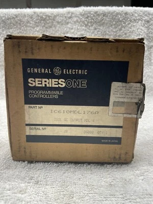 NIB General Electric SERIESONE Programmable Controller IC610MDL176 - Image 1 of 4