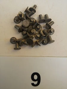 25 Flat Head Mild Steel Rivets 7/64"X 7/32" PACK SIZE 25 rivets. - Picture 1 of 3