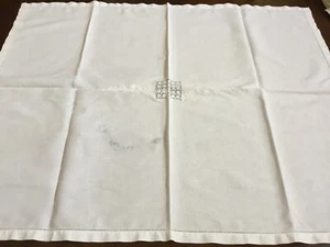 De colección Ruso Lino Blanco Algodón Bordado Corte Trabajo Encaje Acento Mesa Paño 42x33 - Imagen 1 de 6