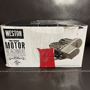 Weston 2 spd Motor Attaches to Tomato&Sauce Maker or Traditional Pasta Machine 
