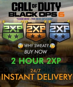 Call of Duty: Black Ops 6 - 2 Hours Double XP Boost DLC PC/PS4/PS5/XBOX One/Seri - Picture 1 of 3