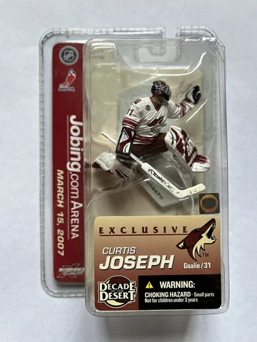 Curtis Joseph #31 Phoenix Coyotes Decade in the Desert McFarlane Action Figure Cover
