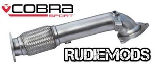 Cobra Sport Ford Fiesta Mk7 13 on ST180 Stainless Front Pipe De-Cat - Picture 1 of 1