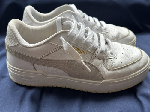 Puma CA Pro California camoscio bianco grigio. Retro UK 10 Consegna gratuita
