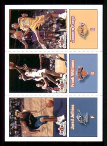 2002-03 Fleer Tradition #273 Jared Jeffries/Frank Williams/Jannero Pargo RC - Picture 1 of 2