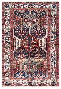 Bakhtiar Alfombra Persa Hecha a Mano 202x133 cm-Nomadic,Oriente,Carpet,Manta , - Imagen 1 de 9